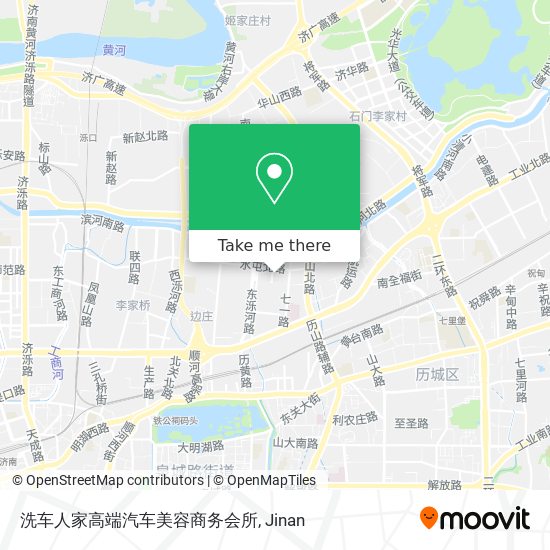 洗车人家高端汽车美容商务会所 map