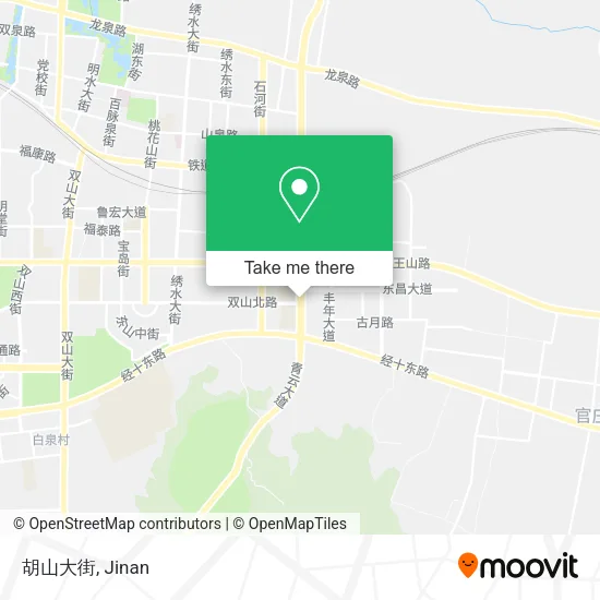 胡山大街 map