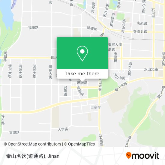 泰山名饮(道通路) map