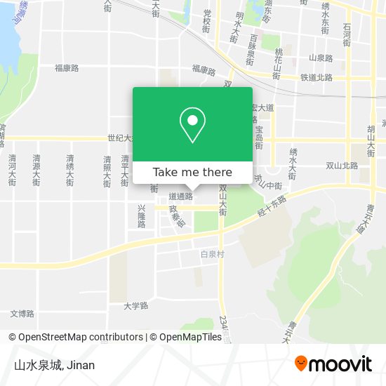 山水泉城 map