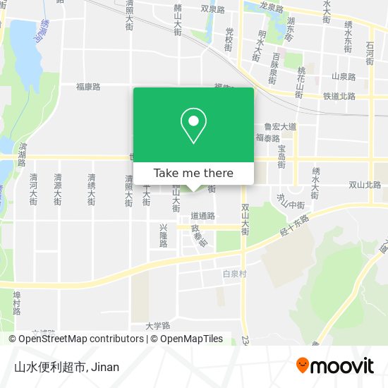 山水便利超市 map