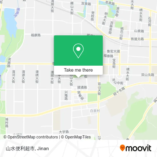 山水便利超市 map