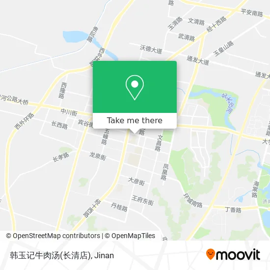 韩玉记牛肉汤(长清店) map
