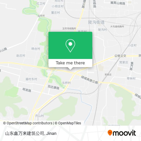 山东鑫万来建筑公司 map
