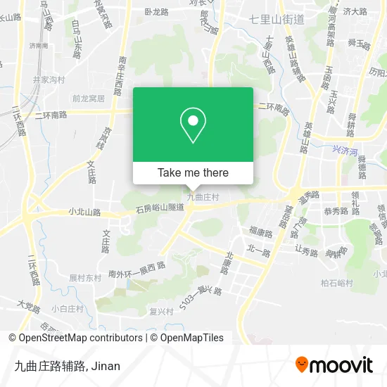 九曲庄路辅路 map