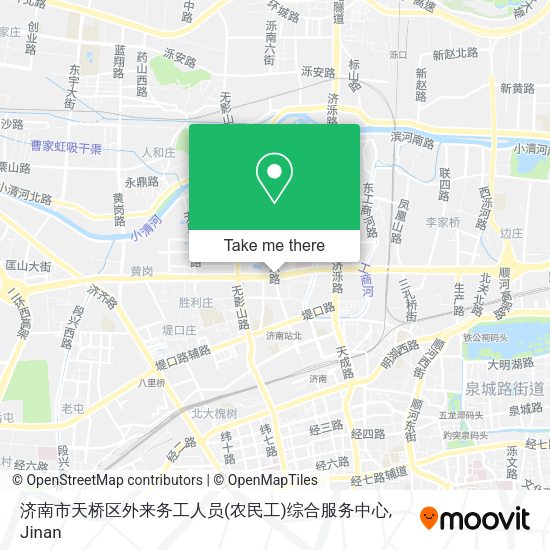 济南市天桥区外来务工人员(农民工)综合服务中心 map