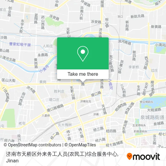 济南市天桥区外来务工人员(农民工)综合服务中心 map