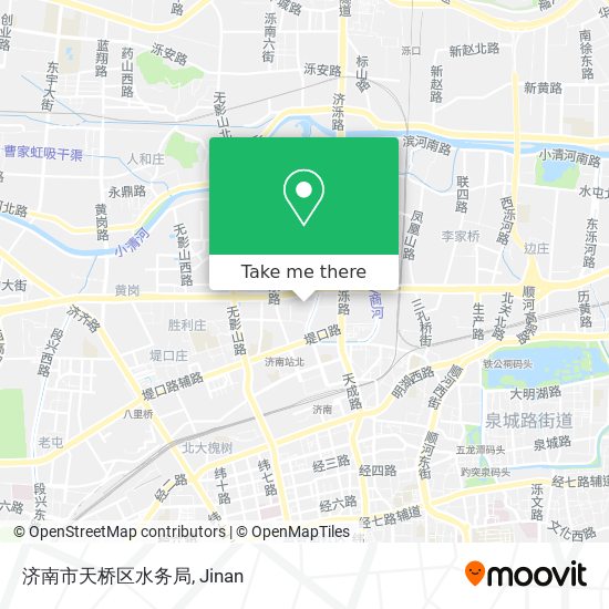 济南市天桥区水务局 map