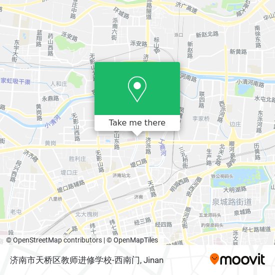 济南市天桥区教师进修学校-西南门 map