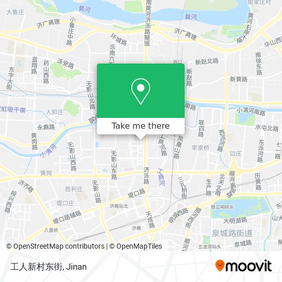 工人新村东街 map
