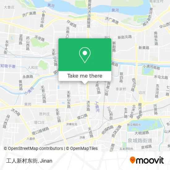 工人新村东街 map