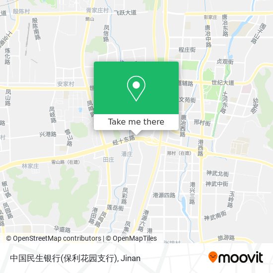 中国民生银行(保利花园支行) map