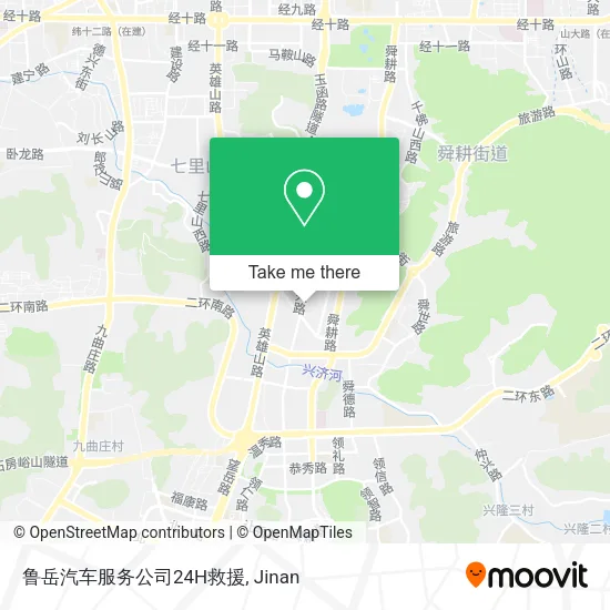 鲁岳汽车服务公司24H救援 map
