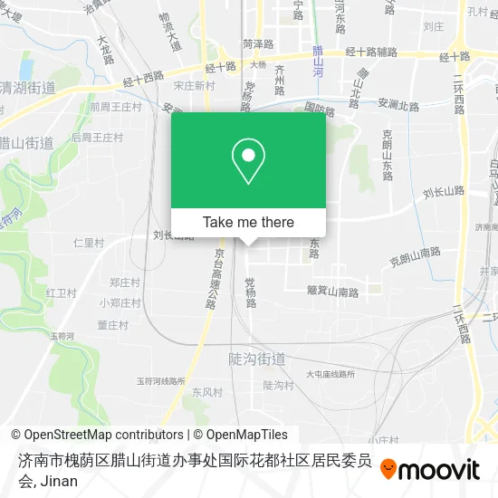 济南市槐荫区腊山街道办事处国际花都社区居民委员会 map