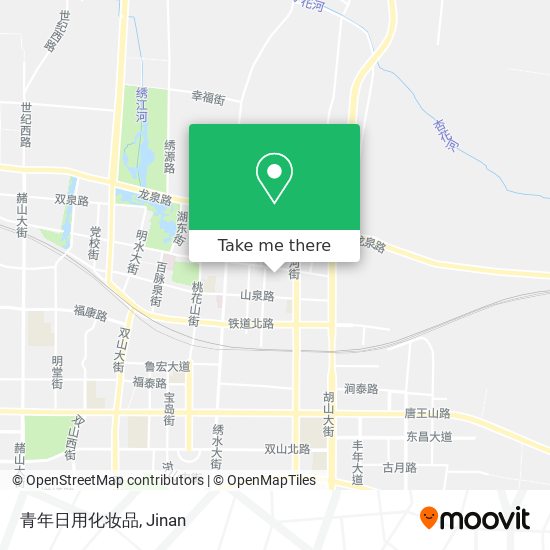 青年日用化妆品 map