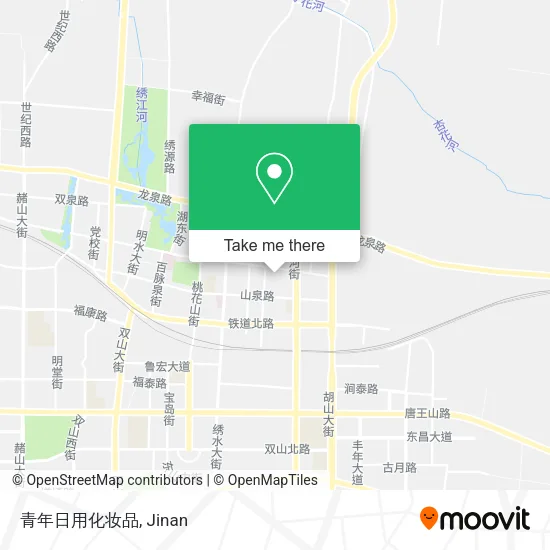 青年日用化妆品 map