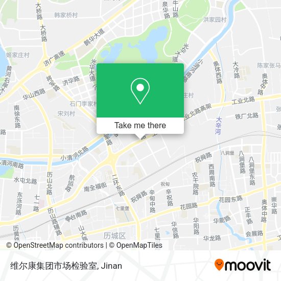 维尔康集团市场检验室 map