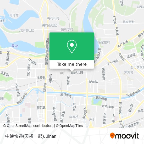 中通快递(天桥一部) map