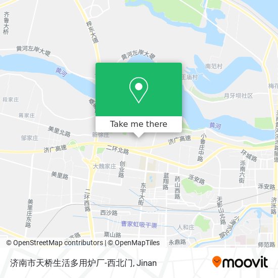 济南市天桥生活多用炉厂-西北门 map