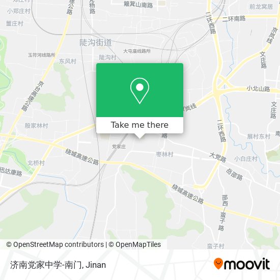 济南党家中学-南门 map