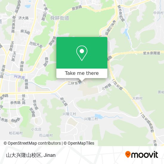 山大兴隆山校区 map