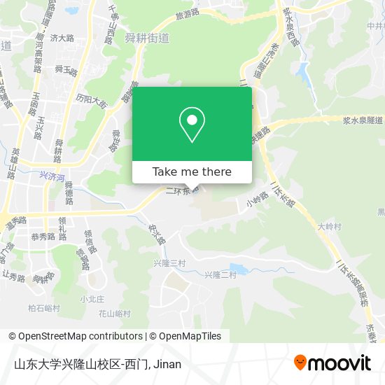 山东大学兴隆山校区-西门 map