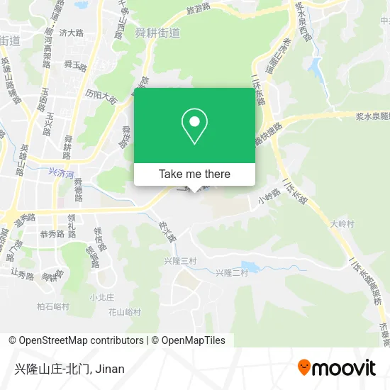 兴隆山庄-北门 map