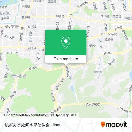 姚家办事处浆水泉治保会 map