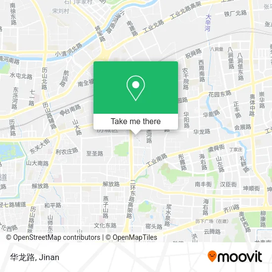 华龙路 map