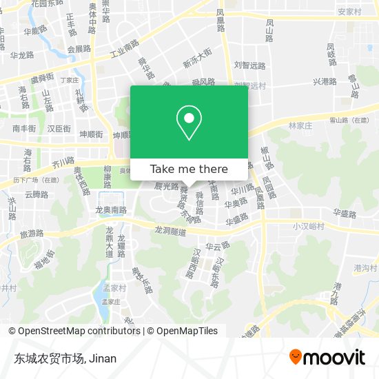 东城农贸市场 map