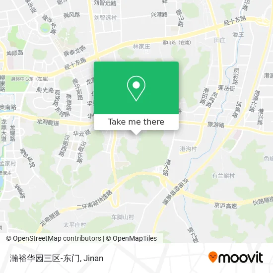 瀚裕华园三区-东门 map