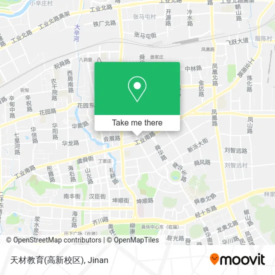 天材教育(高新校区) map