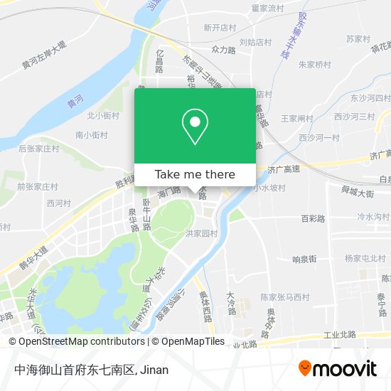 中海御山首府东七南区 map