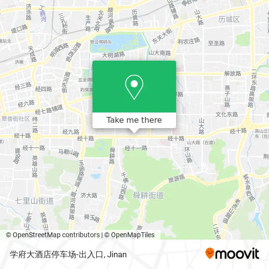 学府大酒店停车场-出入口 map