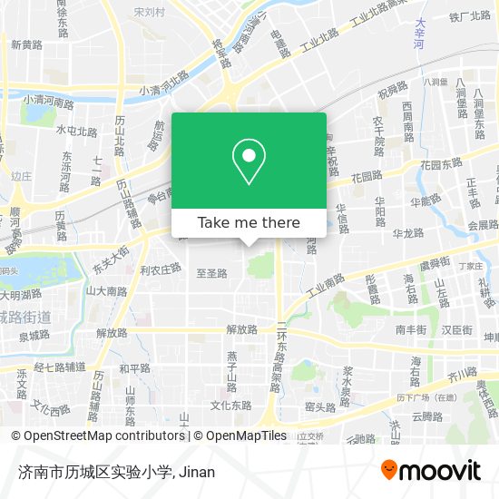 济南市历城区实验小学 map