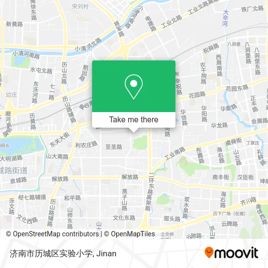 济南市历城区实验小学 map