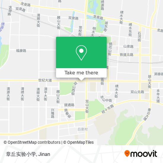 章丘实验小学 map