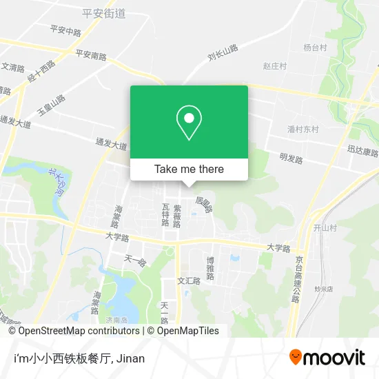 i‘m小小西铁板餐厅 map