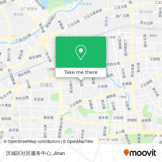 历城区社区服务中心 map