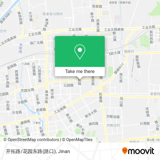 开拓路/花园东路(路口) map