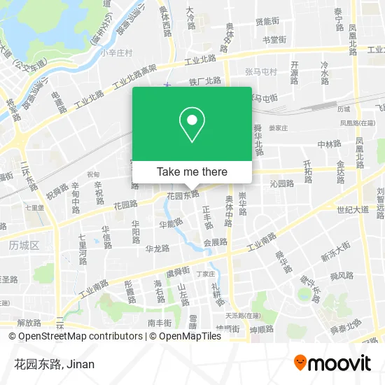 花园东路 map