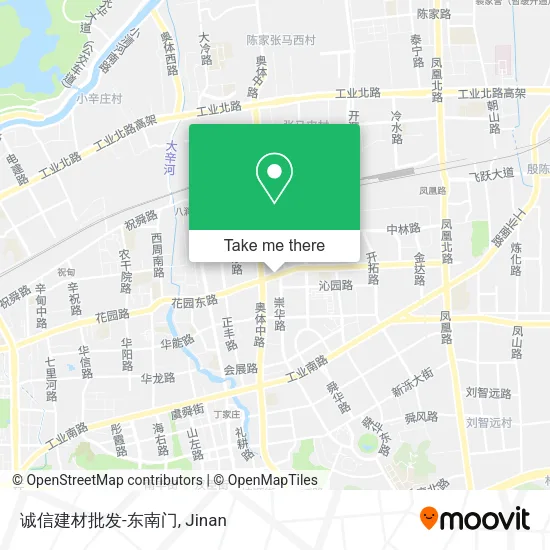 诚信建材批发-东南门 map