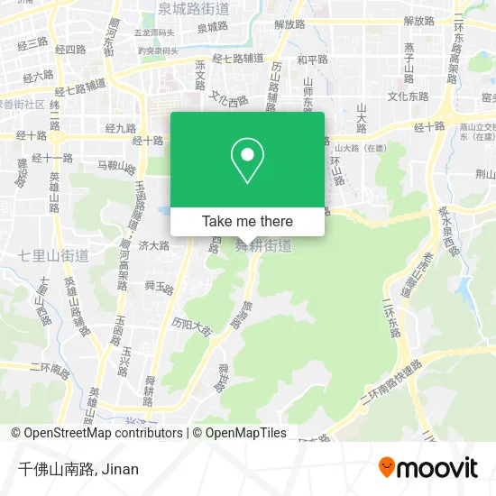 千佛山南路 map