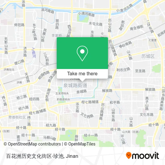 百花洲历史文化街区-珍池 map
