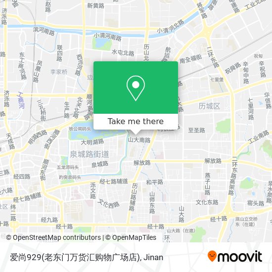 爱尚929(老东门万货汇购物广场店) map