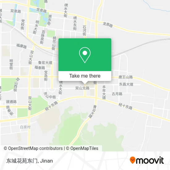 东城花苑东门 map