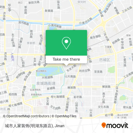 城市人家装饰(明湖东路店) map