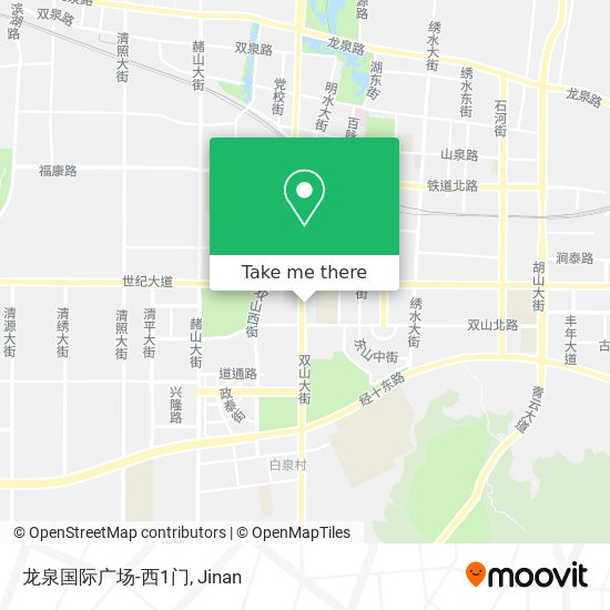 龙泉国际广场-西1门 map
