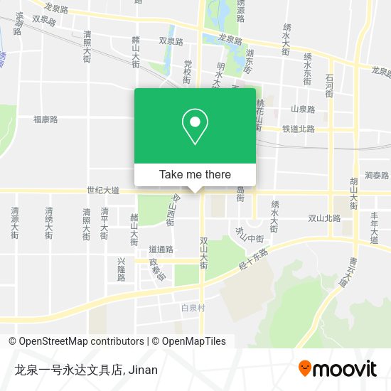 龙泉一号永达文具店 map