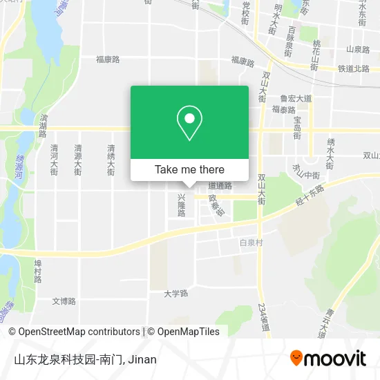 山东龙泉科技园-南门 map